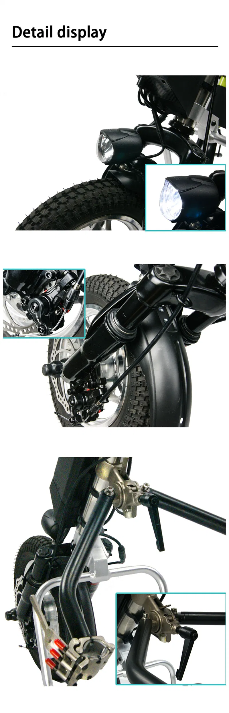 Hospital Folding Electric Wheelchair Handcycle Handbike for Disable People