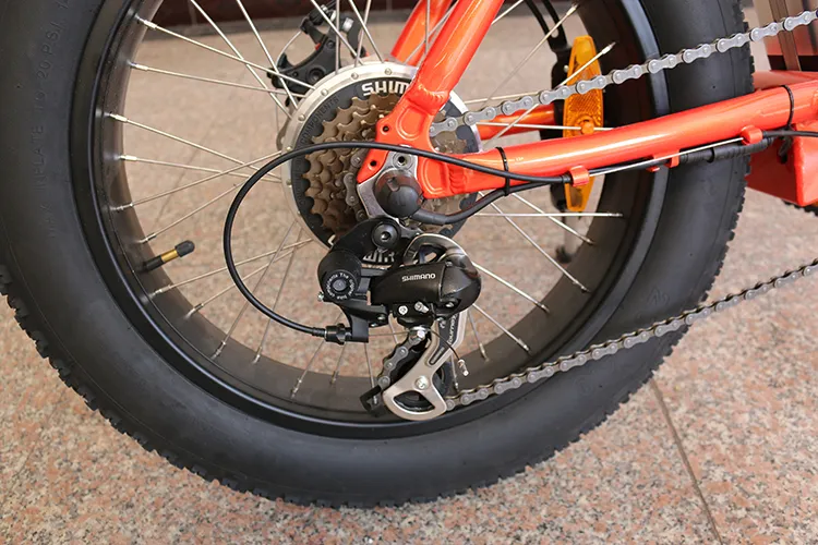 Lianmei Bikes Premium 36V Full Power Folding Electric Bike with 250W 8fun Motor