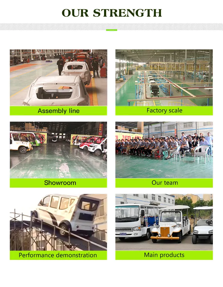 Luxury Electric Golf Cart High Power Club Car Buddy 4+2 Seats Hot Sale Offroad