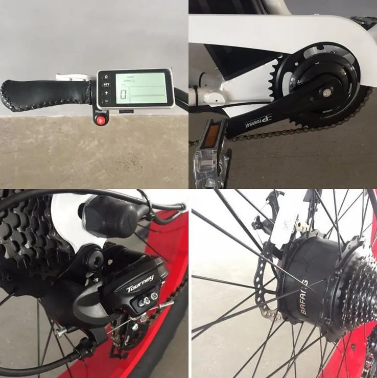 Muse 26 Inch Fat Tyre Electric Bicycle 48V 500W E Bike