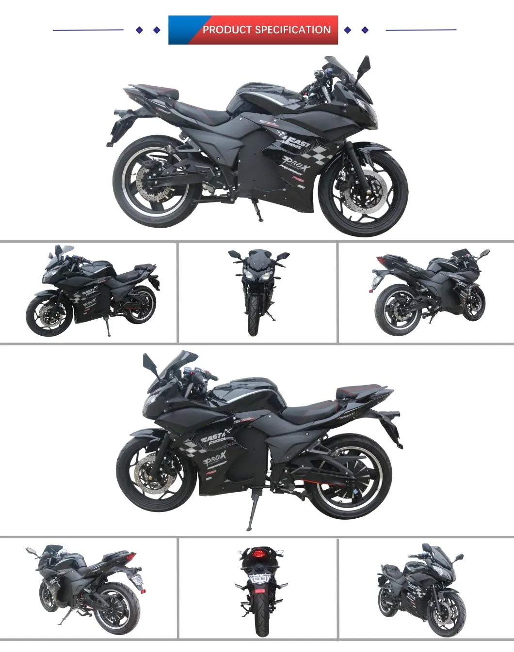 New Fashion 3000W Electric Motorcycle for Sale
