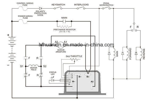 P124m-5305 Curtis Controller 36V / 48V 325A