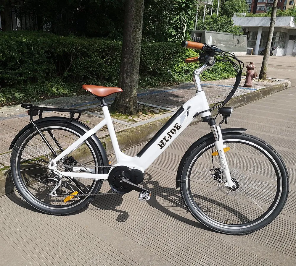 Pedal Assisted City Electric Bike 700c for Woman