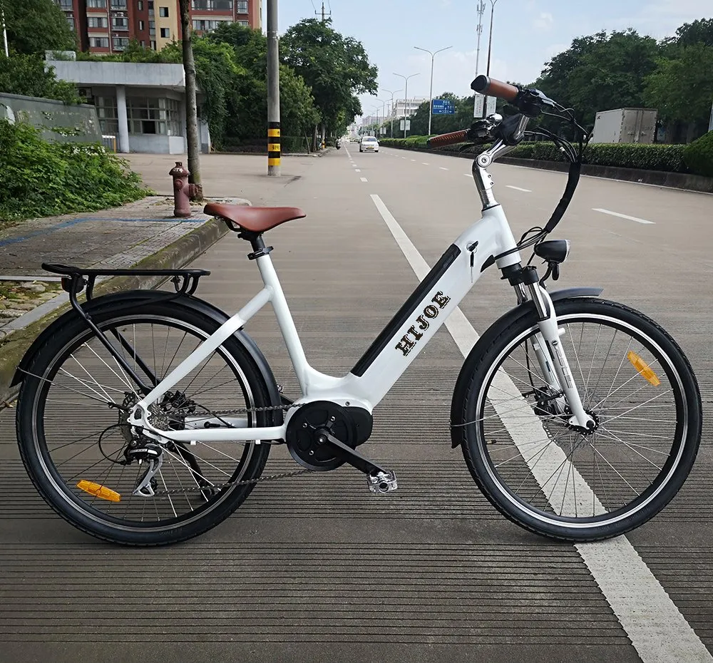 Pedal Assisted City Electric Bike 700c for Woman
