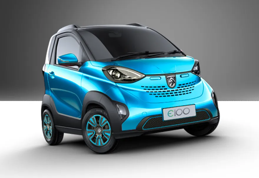 Pure Electric Vehicle with 4 Seats Max Speed 100km/H Electric Car