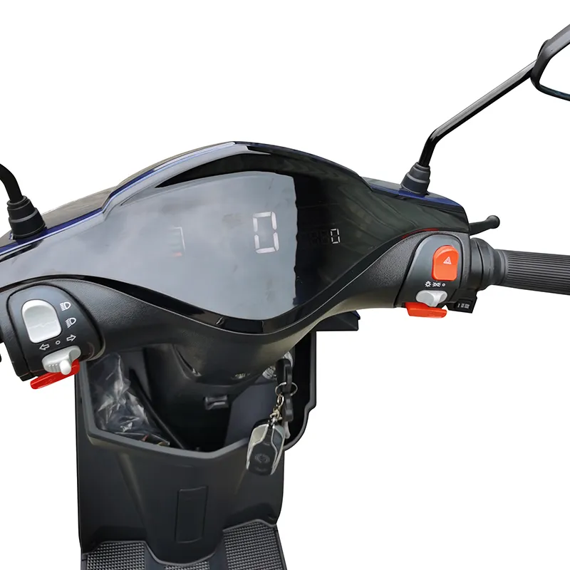 Retro Pedal Assist Electric Moped Scooter for Adults
