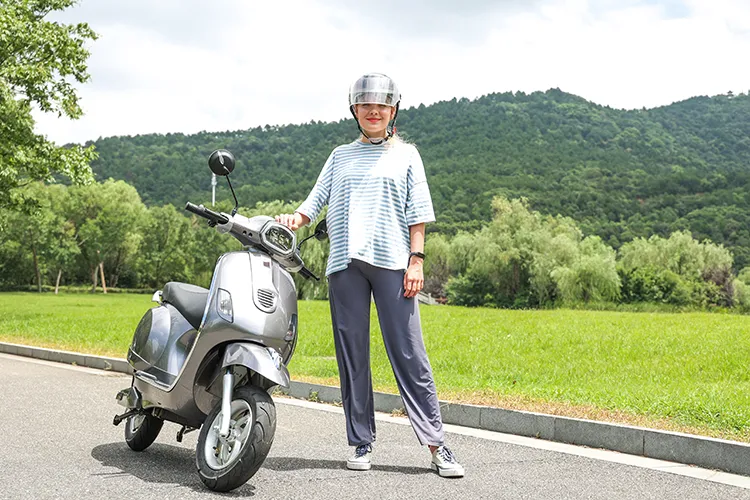 Roman Holiday Vespa Vintage Electric Motorcycle CKD/SKD/CBU Packaging 800W/1000W Motor Electric Scooter Moped