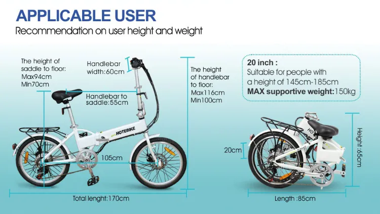 Shuangye Electric Motor Bike with 250W Brushless Mortor Folding Bike