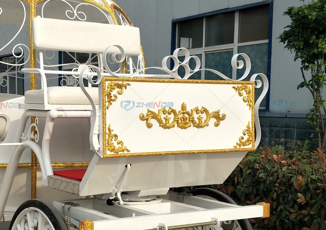 Special Transportation Wedding Electric Horse Drawn Carriage Color Royal Princess Carriage Car