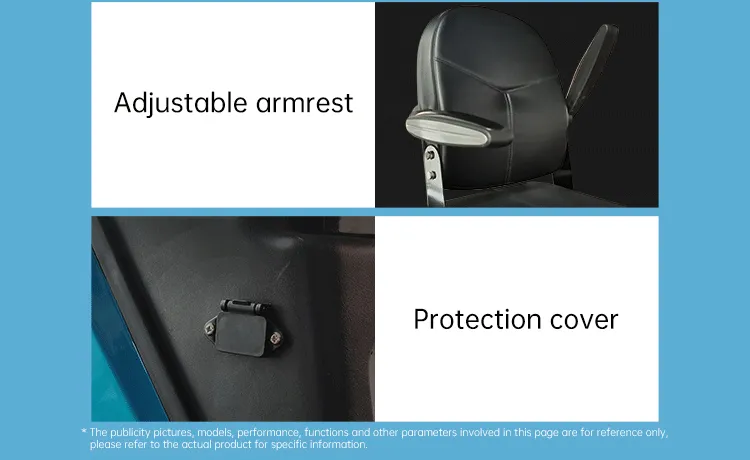 T418 Adult 3 Wheel Electric Scooter 10 Inch Electric Tricycle with Fashion Appearance