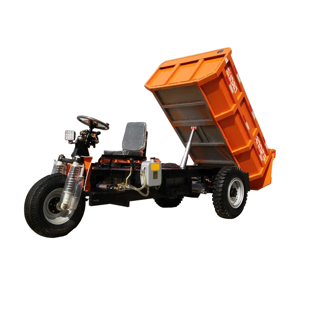Three Wheel Self Loading Electric Mini Dumper for Sale