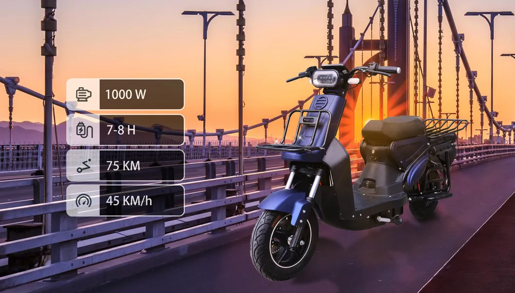 Uber Eats Delivery Electric Motor/Motorcycle Lithium Battery Scooter 1000W/3000W 72V40ah Ds3 1