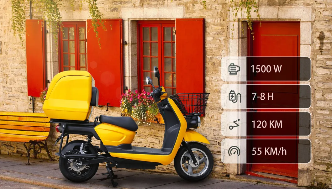 Uber Eats Delivery Electric Motor/Motorcycle Lithium Battery Scooter 1500W 72V40ah Ds5 20