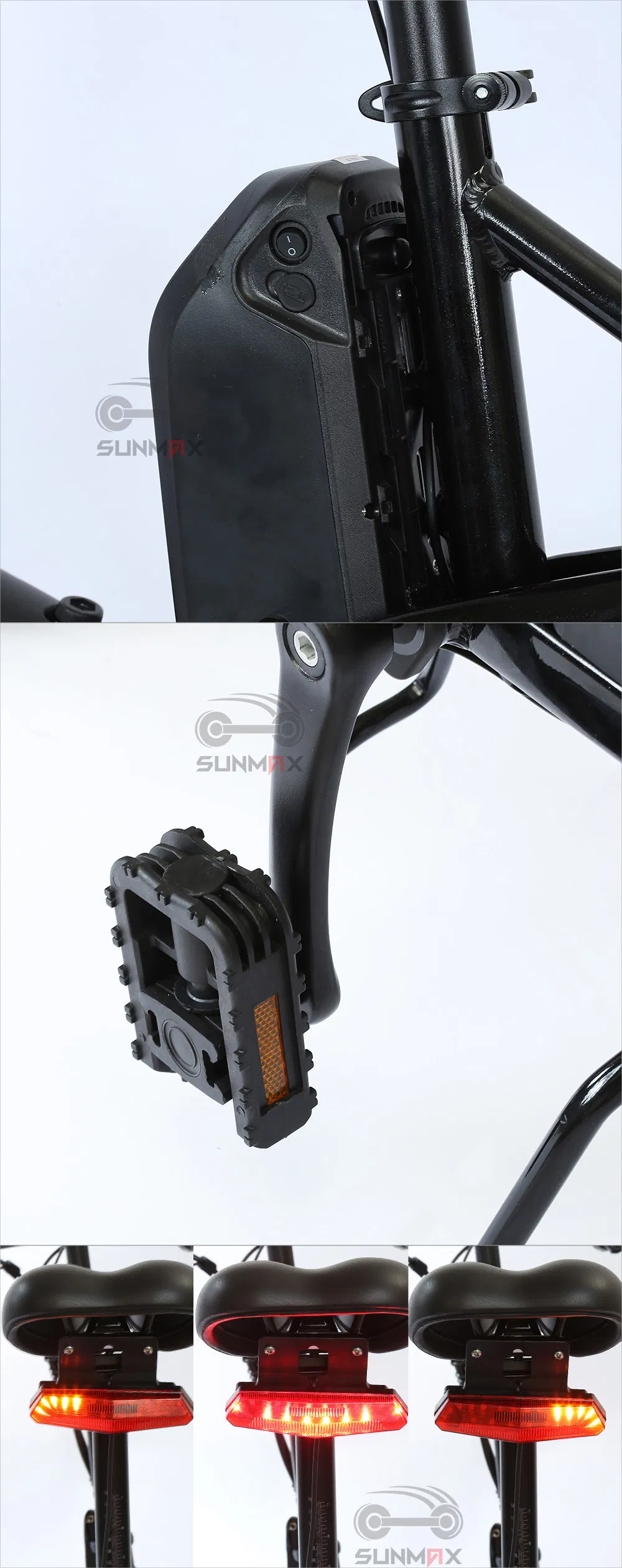 Wellgo Folding Non-Slip Pedal Electric Motorcycle